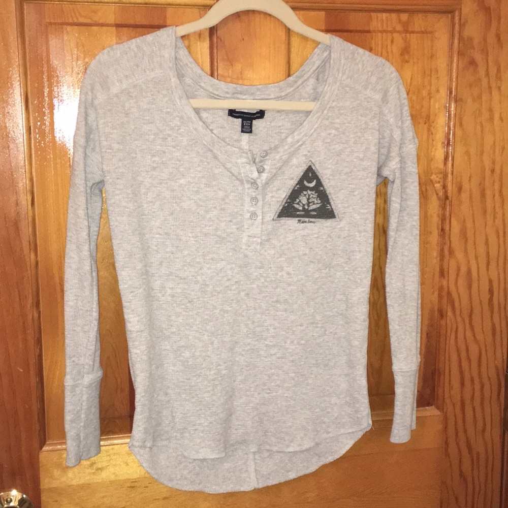 American Eagle Waffle Shirt